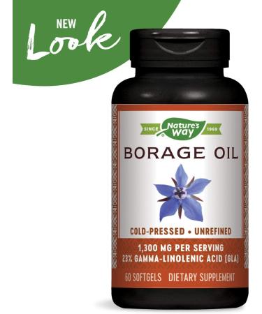 Nature's Way EfaGold Borage 1300 mg - 60 Softgels | Premium Omega-6 Supplement - Buy Online on GoSupps.com