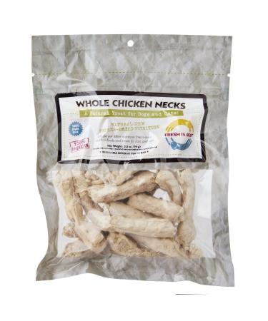 Fresh Is Best Freeze Dried Raw Chicken Treats - Dog & Cat Treats - Made in The USA Chicken Necks