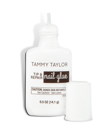 Tammy Taylor Tip & Repair Glue | Strong Nail Glue for Press On Nails | Repairs Natural Nails  Acrylic Tips  Splits  Tears and Extensions | Easy Soak Off Bond