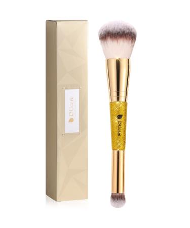 Ducare Foundation brush - contour bronzer makeup brush double ended makeup brush for blending liquid powder concealer cream cosmetics blush buffe 1