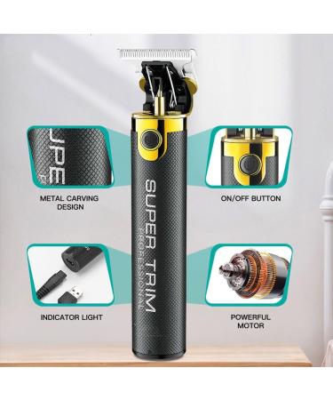 Professional USB Charging Hair Clippers - Adjustable Cordless Hair Trimmer for Men | Rechargeable Electric Barber Clippers - Buy Online on GoSupps.com
