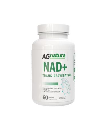 NAD Compl ment Nicotinamide Pur 60 G lules 1000 mg - Complexe Anti- ge et Anti-Fatigue avec Niacine Trans-Resv ratrol et Trim thylglycine