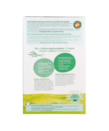 Holle Organic Porridge 3 Grain | Healthy Baby Food | International Shipping - Buy Online on GoSupps.com