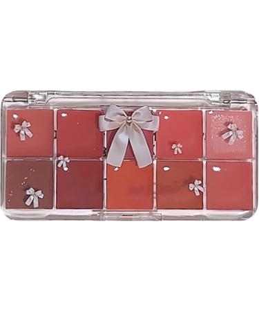  Jeruytgh Long-Lasting Lip Gloss | 10 Colors Lip Gloss | Tinted Lips Gloss | Lip Gloss For Women | Women Lips Palette | Non-Sticky and Smudge proof For Daily Use Events Or Special Occasions - Buy Online on GoSupps.com