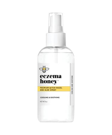 ECZEMA HONEY Premium Witch Hazel & Aloe Spray - Facial Mist Skin Care Product - Moisturizer  Dewy Makeup Spray  Aftershave & More (8 Oz)