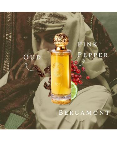 Story Arabian Perfume for Women Eau De Parfum 3.4fl oz Arabian Notes Davana Bergamot Pink pepper White Amber Rosemary Oud Musk Leather Vetiver - Buy Online on GoSupps.com