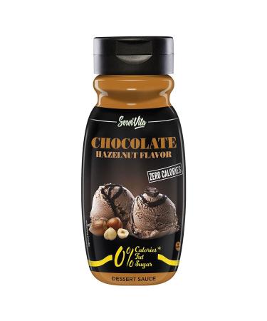 Servivita Sirope Sauce Chocolate Flavor Avellana (Hazelnut) 0% 320ml