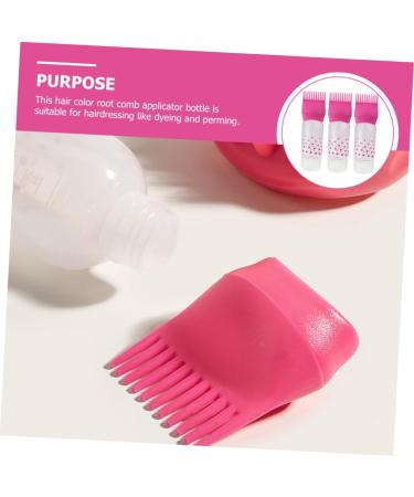 3 pi ces Lot de Bouteilles Applicatrices Peigne pour Coloration et Soin des Cheveux Secs Ab m s Flacons Gradu s pour Teinture Teinture et Huile Capillaire Faciles Utiliser et - Buy Online on GoSupps.com