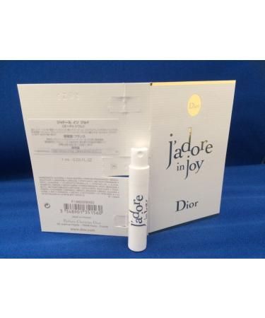 Dior J'adore In Joy Eau de Toilette Sample Vial Spray .03 oz / 1ml Amber Wood 0.03 Fl Oz (Pack of 1) - Buy Online on GoSupps.com