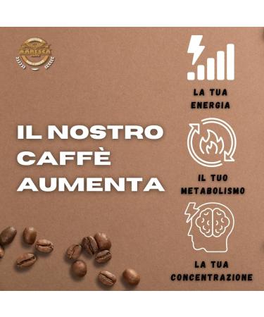 Caf Maresca: le go t de la diff rence. M lange 100% arabica. Paquet de 1 kg de grains de caf  - Buy Online on GoSupps.com