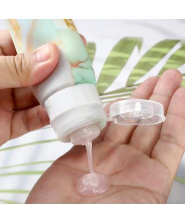 Gemice TSA-Approved Travel Bottles for Toiletries - 85ml BPA-Free Leak-Proof Refillable Containers for Shampoo & Lotion - 4 Pack Mint - Buy Online on GoSupps.com