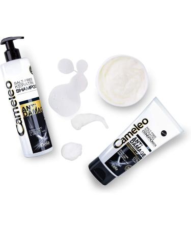 Cameleo Keratin Serum for Damaged Hair - Regenerating Treatment with Biomimetic Keratin & Argan Oil - Heat Protection - 55ml - Buy Online on GoSupps.com