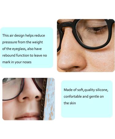 Zooetway Silicone Nose Pads 10 Pairs Anti-Slip Self-Adhesive Glasses Pads for Short-Sightedness Reading Glasses & Sunglasses 3mm Thick Slide-Resistant International Shipping Available - Buy Online on GoSupps.com