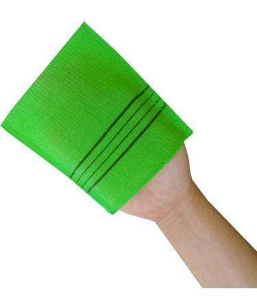 Korean Exfoliating Washcloth for Bath - Asian Body Scrub Mitt (2green 2red) | NOPIGO - Buy Online on GoSupps.com