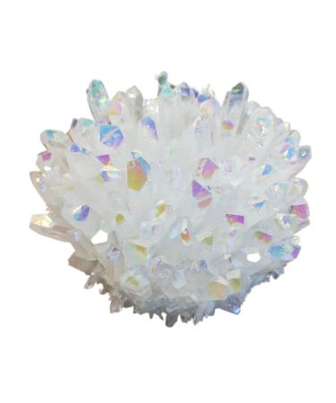 Stones and Crystals 1 Pcs 400-500g Minerals Natural Electroplated Clear Quartz for Home Decoration