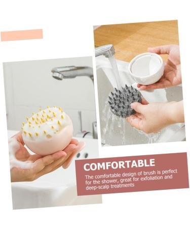 Tovinanna Silicone Shampoo Brush Set - 3 Piece Scalp Massager for Hair Washing & Peeling Headwear Brush for Ultimate Hair Care - Buy Online on GoSupps.com