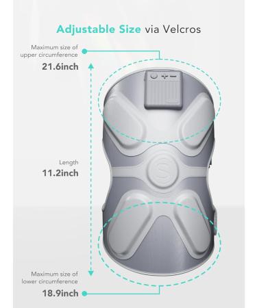 SKG Knee Massager with Heat & Vibration - Cordless Heated Knee Brace for Pain Relief | Portable Joint Pain Relief Gift for Dad | W3 PRO - Buy Online on GoSupps.com