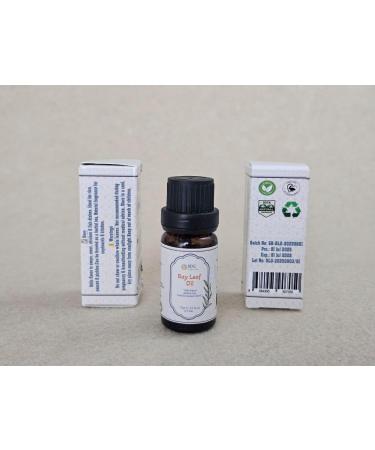Premium Bay Leaf 10 ml Essential Oil 100% Pure Undiluted Made from Carefully Selected and Dried Leaves Therapeutic Grade Aromatherapy Hair and Scalp Skin and DIY Personal Care - Buy Online on GoSupps.com