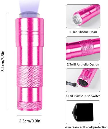 Nail Art Stamper & Mini UV LED Nail Dryer Lamp Fast Drying Gel Polish for Home & Salon Pink Nail Art Tools - Buy Online on GoSupps.com