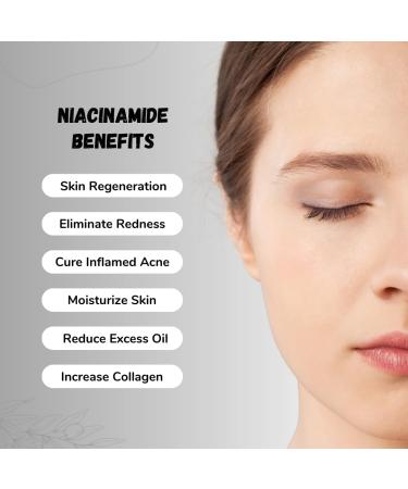 Niacinamide Serum for Brightening & Repairing Damaged Skin | Reduce Blemishes Acne & Pores | Anti-Wrinkle Moisturizer - Buy Online on GoSupps.com