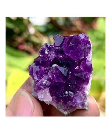 Room Decoration Natural Amethyst Quartz Restoration of 70-80g Beautiful (Size : 70-80g)