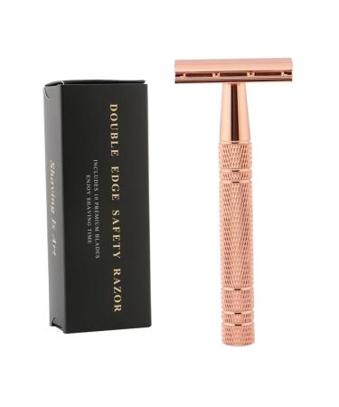 Security razor double cutting razor single blade razor stainless steel razor removable shaving head for men for thorough smooth and clean shaving