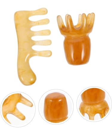 FOMIYES 10 STK Massage Comb - Resin Scalp Massager & Gua Sha Tool for Hair Care & Relaxation - International Shipping Available - Buy Online on GoSupps.com