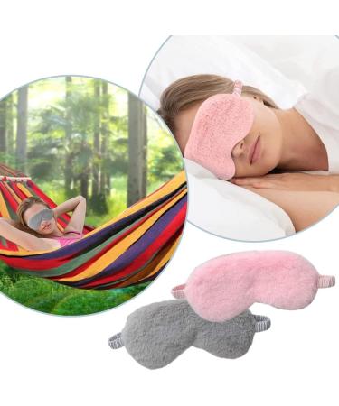 4 Pcs Plush Eye Masks - Comfortable Sleep Shades for Travel - Elastic Sleep Masks with Strap - Buy Online on GoSupps.com