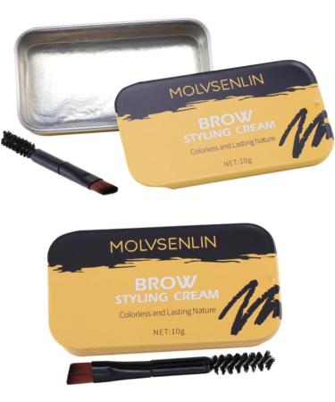 CANIGHT 2 Pcs Eyebrow Styling Cream Brow Taming Wax Eyebrow Shaper Kit Eyebrow Shaping Wax Eyebrow Makeup - Buy Online on GoSupps.com