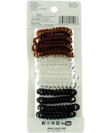 Scunci Dent-Free Hold Spirals Wristie + Hair Tie 12 Pieces - Buy Online on GoSupps.com