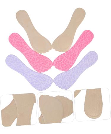 3 Pairs Flower Shaped High Heel Insoles - Height Enhancing Non-Slip Shoe Pads for Women - Buy Online on GoSupps.com