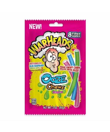 Sour Ooze Chewz Ropes - 12 (Box) American Sweets
