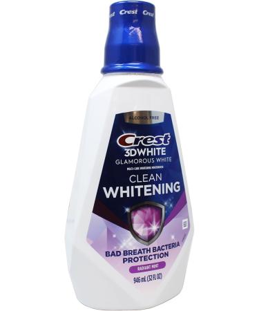 Crest - 3D White Glamorous White - Multi- Soins Blanchissant - Parfums Menthe Fraiche Bain De Bouche 946 Ml ( lot de 2 ) - Buy Online on GoSupps.com
