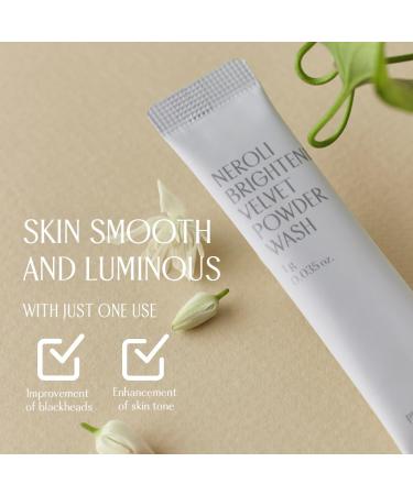 Neroli Velvet Powder Wash (40EA) - Mild Exfoliating & Hydrating Face Cleanser | Korean Skincare for Glowing Skin | Travel Friendly - Buy Online on GoSupps.com