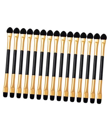 HAPINARY 15pcs Eye Shadow Brush Dual Ended Makeup Brush Make up Accessories Mini Accessories Soft Rubber