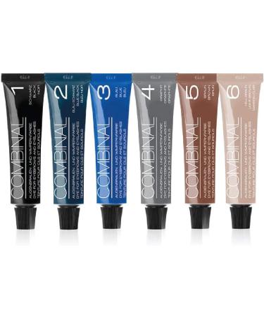 Combinal Dye For Eyebrows and Eyelashes Black Tint 15ml - Buy Online on GoSupps.com