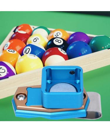 VGEBY Portable Mini Magnetic Billiard Chalk Holder with Clip | Blue Pool Snooker Accessory for International Shipping - Buy Online on GoSupps.com