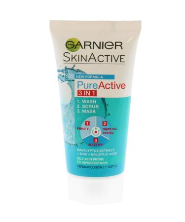 Garnier Pure Active 3-In-1 Scrub 50 ml
