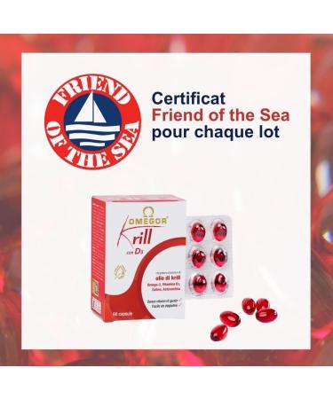 Omegor Krill D3 Dietary Supplement with Krill Oil - Super Concentrated Omega 3 Formula - Vitamin D3 & Vitamin E - For Teeth a - Buy Online on GoSupps.com