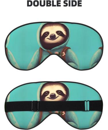 Slothful Student Soft Eye Mask - Adjustable Travel Sleep Mask for Ultimate Comfort | Ideal for Meditation & Light Blockage (1 Count - Buy Online on GoSupps.com