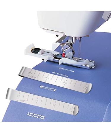 Sewing Clips Pack of 15 - Stainless Steel Hemming Clips with 3 Inches Measurement Ruler - Quilting Supplies for Fabric Pinning and Marking - Buy Online on GoSupps.com