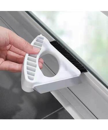ROCKIA Window Cleaner Tool - 3-in-1 Window Track Cleaner Multifunctional | Cleaning Brush Set with Hangable Design for Kitchen Bathroom - Buy Online on GoSupps.com