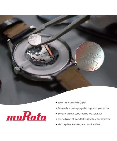 Murata 371 Battery SR920SW - 1.55V Silver Oxide Watch Button Cell (Pack of 10) | Buy Now for International Shipping - Buy Online on GoSupps.com