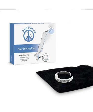 Snore Ring | The Most Discreet Snore Stopper | Uses Acupressure to Stop Snoring | Bedpeace Anti Snoring Ring | Easy Snoring Aid | Included Detailed User Manual