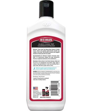 Weiman Heavy Duty Cooktop Polish & Stainless Steel Wipes - Kitchen Appliance Cleaning Kit - Buy Online on GoSupps.com