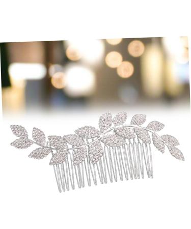 FRCOLOR Wedding Tiara Tiara Bridal Side Comb Crystal Hair Comb Bridal Comb Wedding Hair Comb Wedding Hair Accessories Bride Simple Wedding Headpiece - Buy Online on GoSupps.com