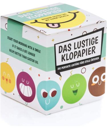 Funny WC Toilet Paper with Bad Jokes - Laughter in the Bathroom | German Edition - Buy Online on GoSupps.com