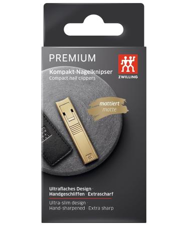 Buy ZWILLING Beauty TWINOX Twin S Compact Nail Clippers - Sharp Durable Stainless Steel Nail Trimmer Gold Edition 60mm - International Shipping Available - Buy Online on GoSupps.com