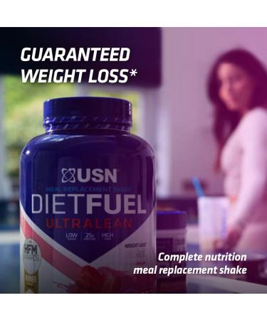 USN Diet Fuel UltraLean Strawberry 2.5KG Meal Replacement Shake for Weight Control and Lean Muscle Development - Buy Online on GoSupps.com