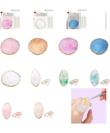 Resin Marble Mixing Plates Spatula Tool Adjustable Finger Holder For Manicure Tools - Buy Online on GoSupps.com